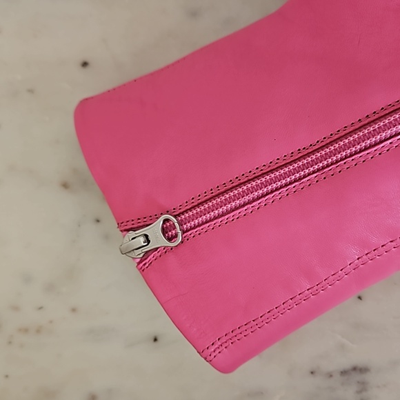 L'INTERVALLE - Barbie pink buttery soft leather ankle boots - Picture 5 of 9